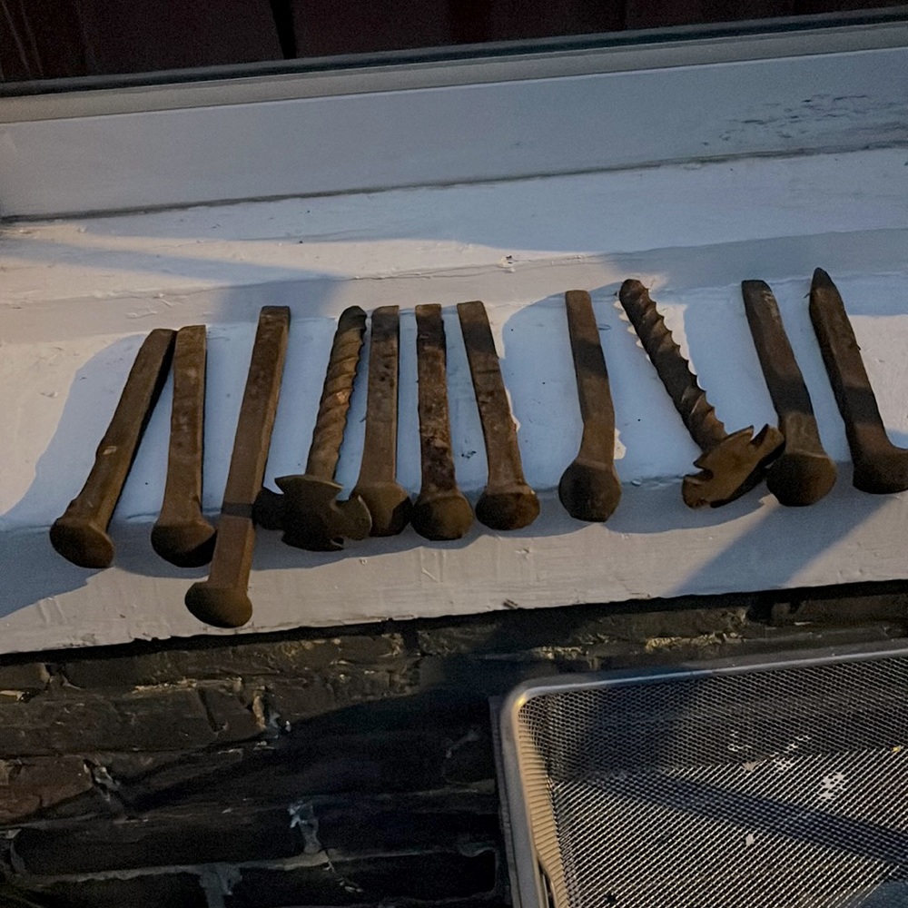5 dollars each Vintage Rusty Railroad Spike
